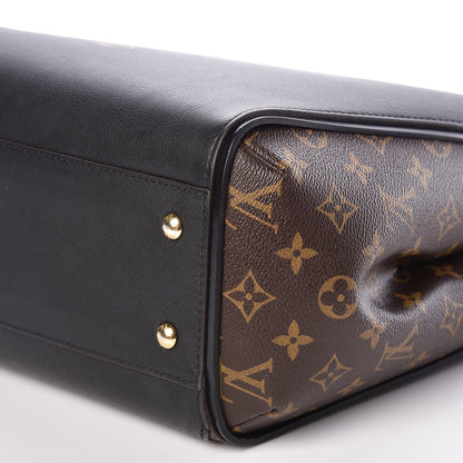 Louis Vuitton Calfskin Monogram Kimono Tote Black 12 of 14