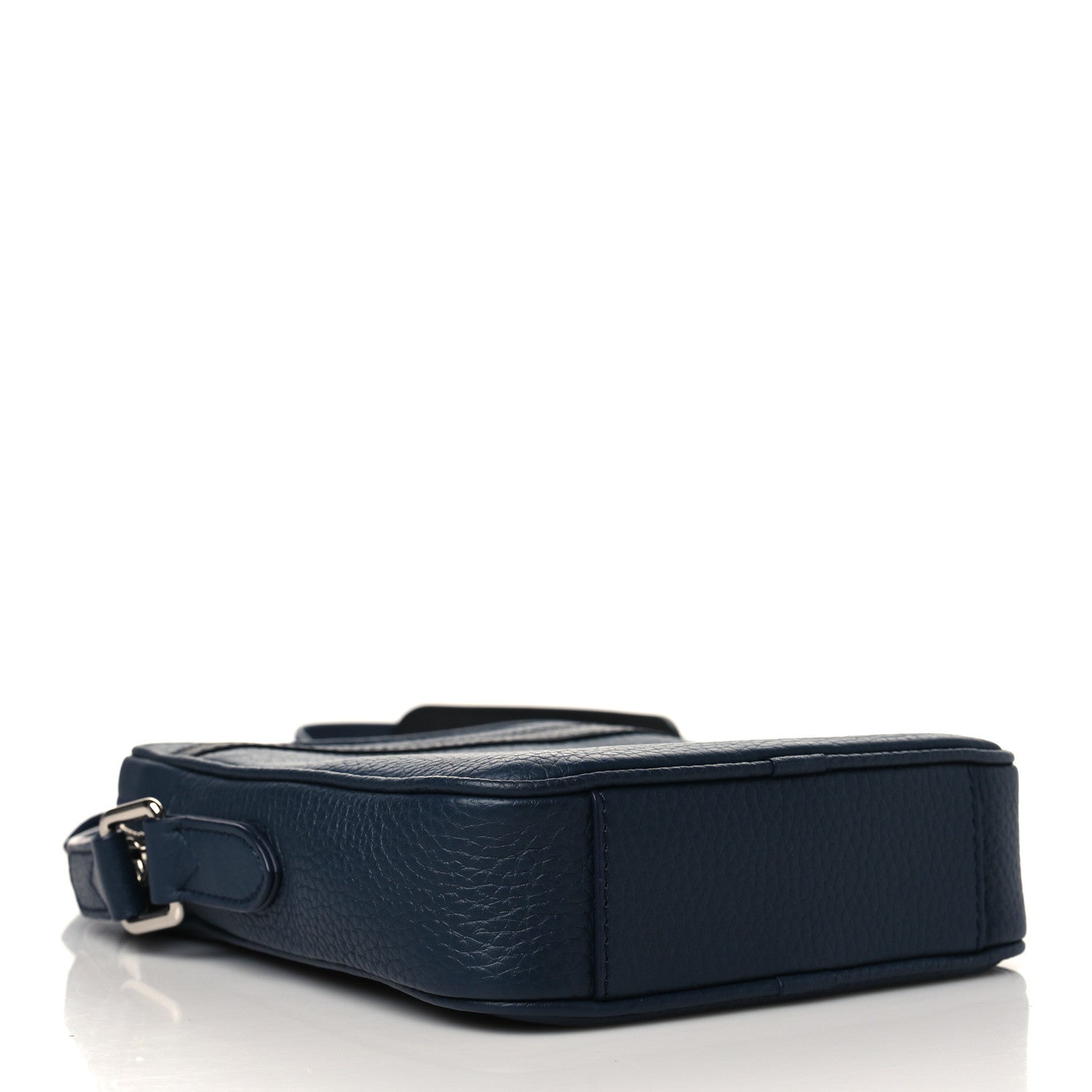 Louis Vuitton Taurillon Danube Slim PM Navy Black 3 of 9