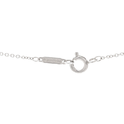 Tiffany Sterling Silver Enamel Mini Return to Tiffany Double Heart Tag Pendant Necklace Blue 4 of 7