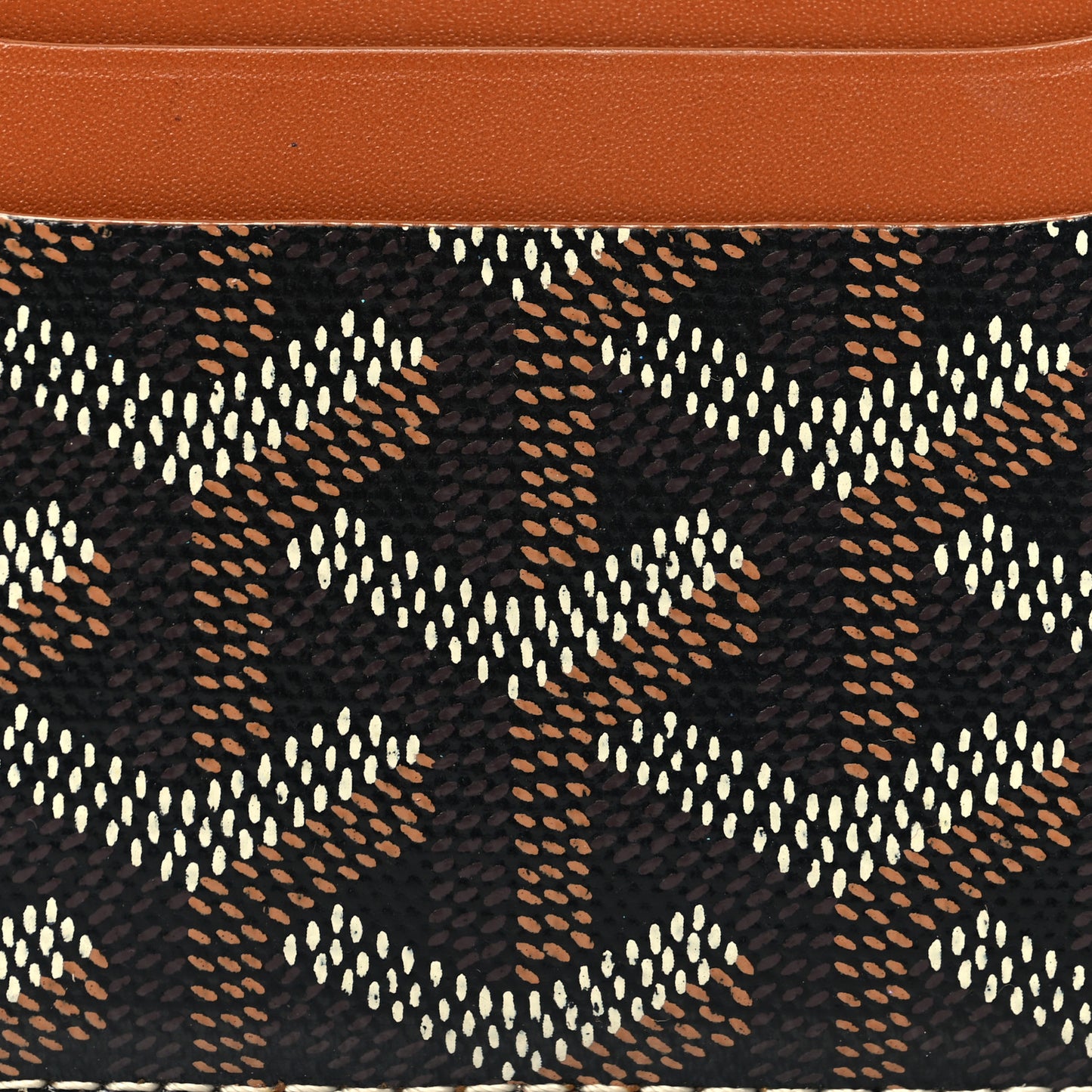 Goyardine Saint Sulpice Card Holder Black Gold