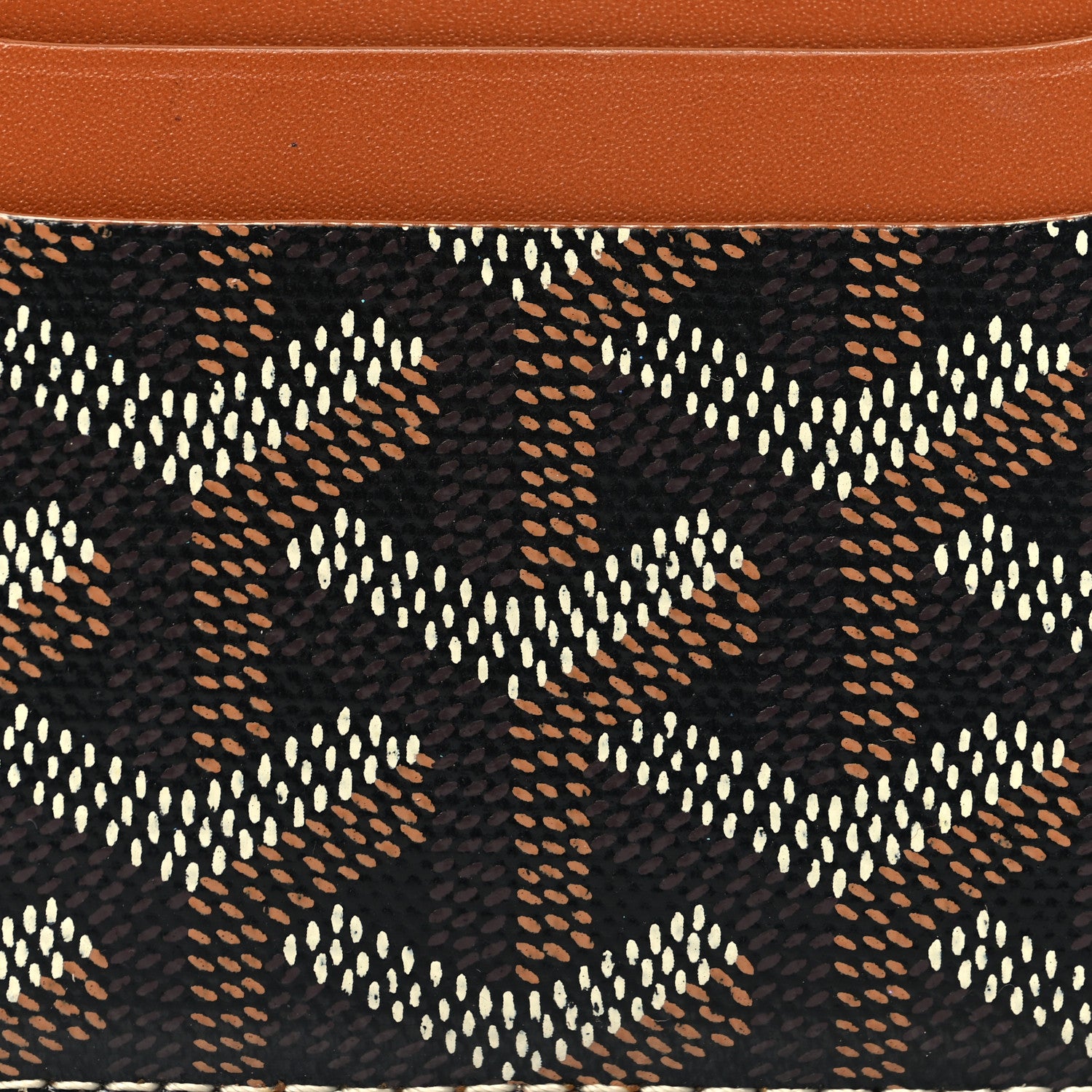 Goyard Goyardine Saint Sulpice Card Holder Black Gold 7 of 7