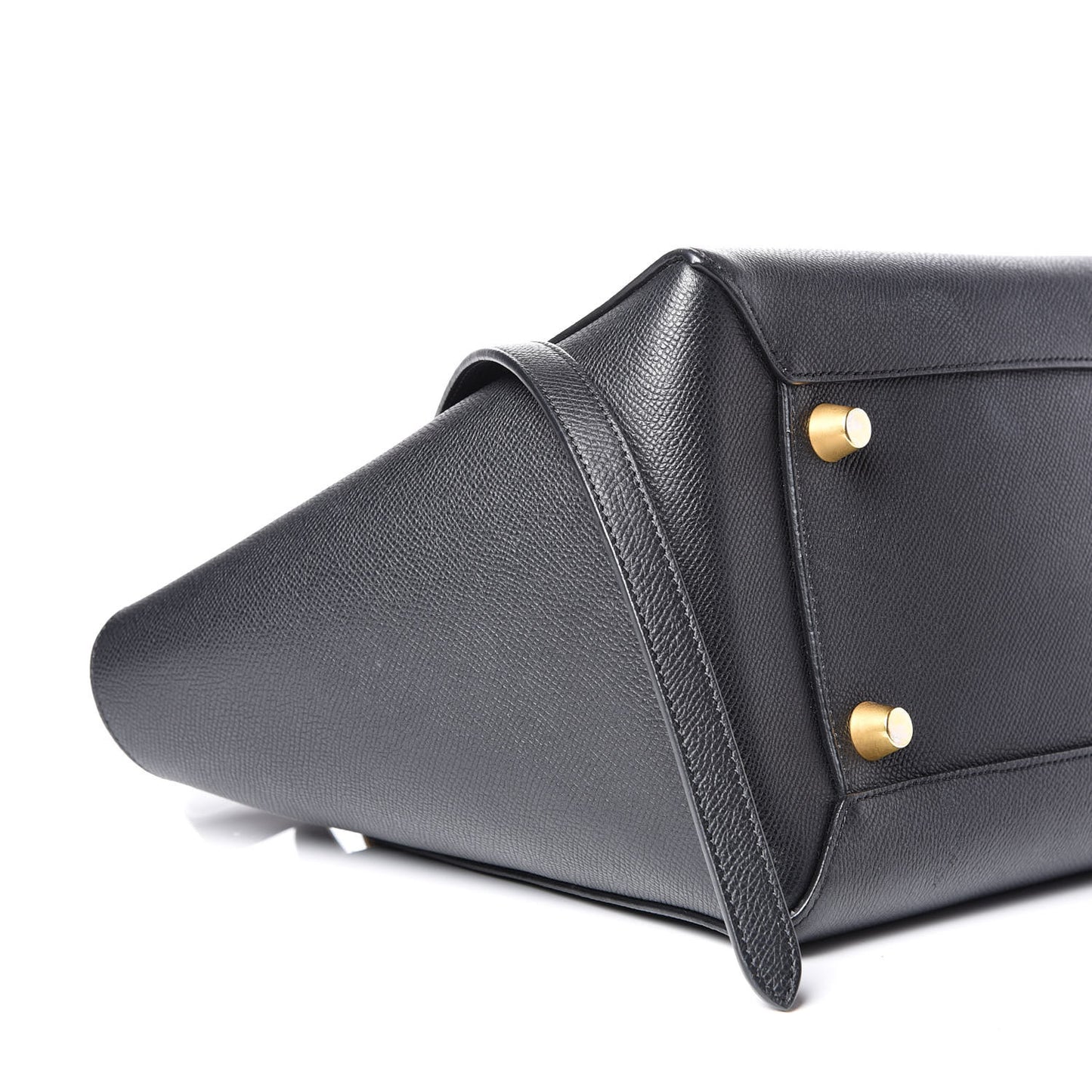 Grained Calfskin Mini Belt Bag Black
