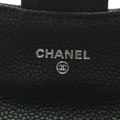 Chanel Iridescent Caviar Quilted Coin Purse Black 6 of 8