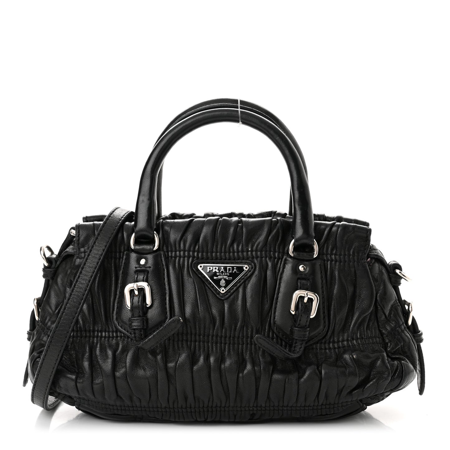 Nappa Gaufre Tote Black