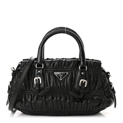 Prada Nappa Gaufre Tote Black 1 of 11