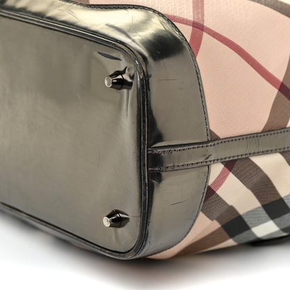 Burberry Supernova Check Drawstring Tote 8 of 24