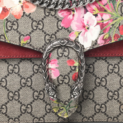 Gucci GG Supreme Monogram Blooms Mini Dionysus Shoulder Bag Beige Multicolor Dry Rose 9 of 18