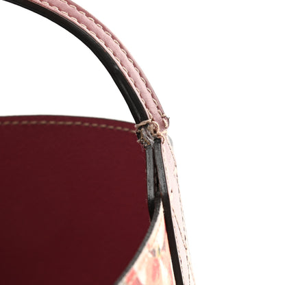 Gucci GG Supreme Monogram Blooms Medium Reversible Tote Beige Multicolor Dry Rose 20 of 24