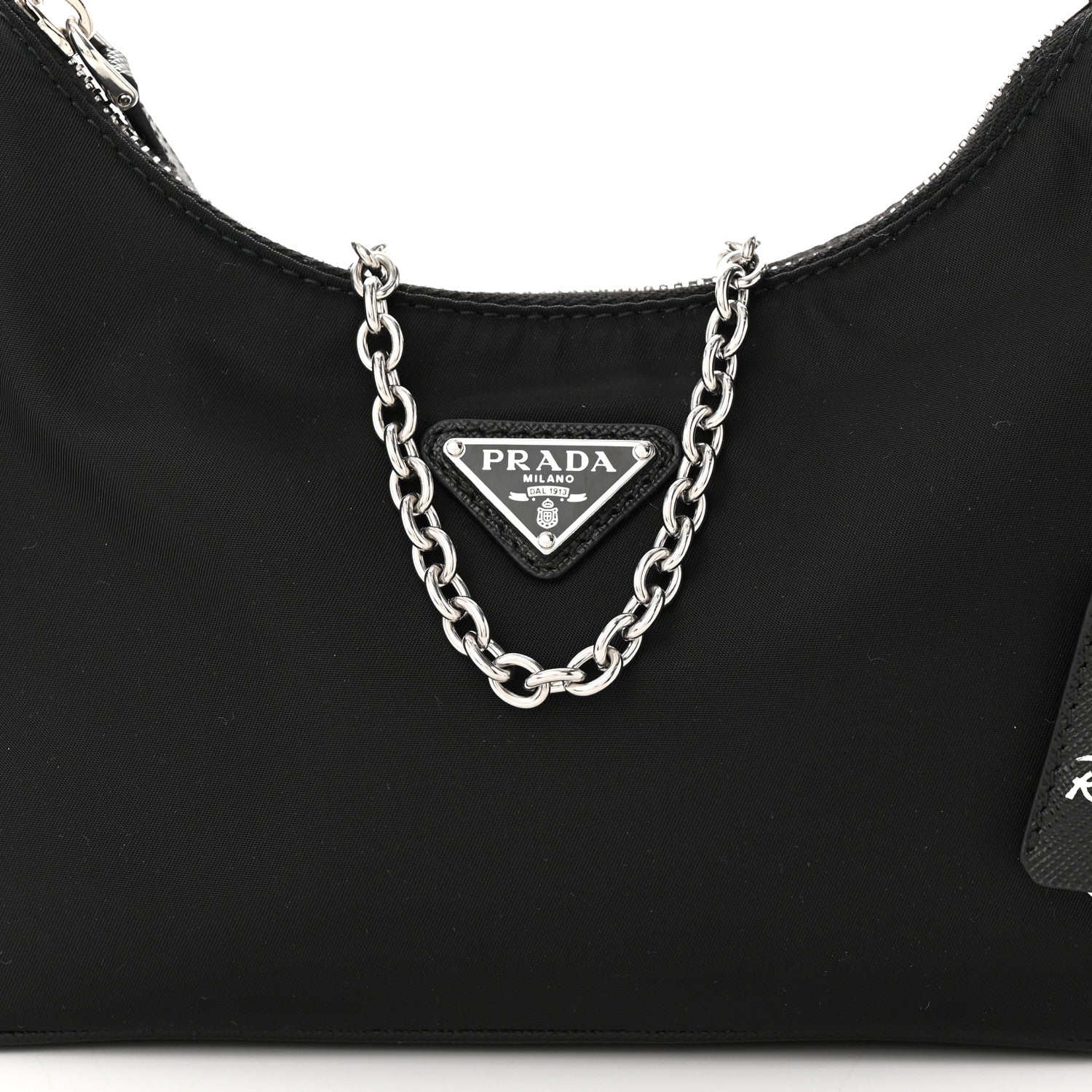 Prada Nylon Re-Edition 2005 Shoulder Bag Black 9 of 11