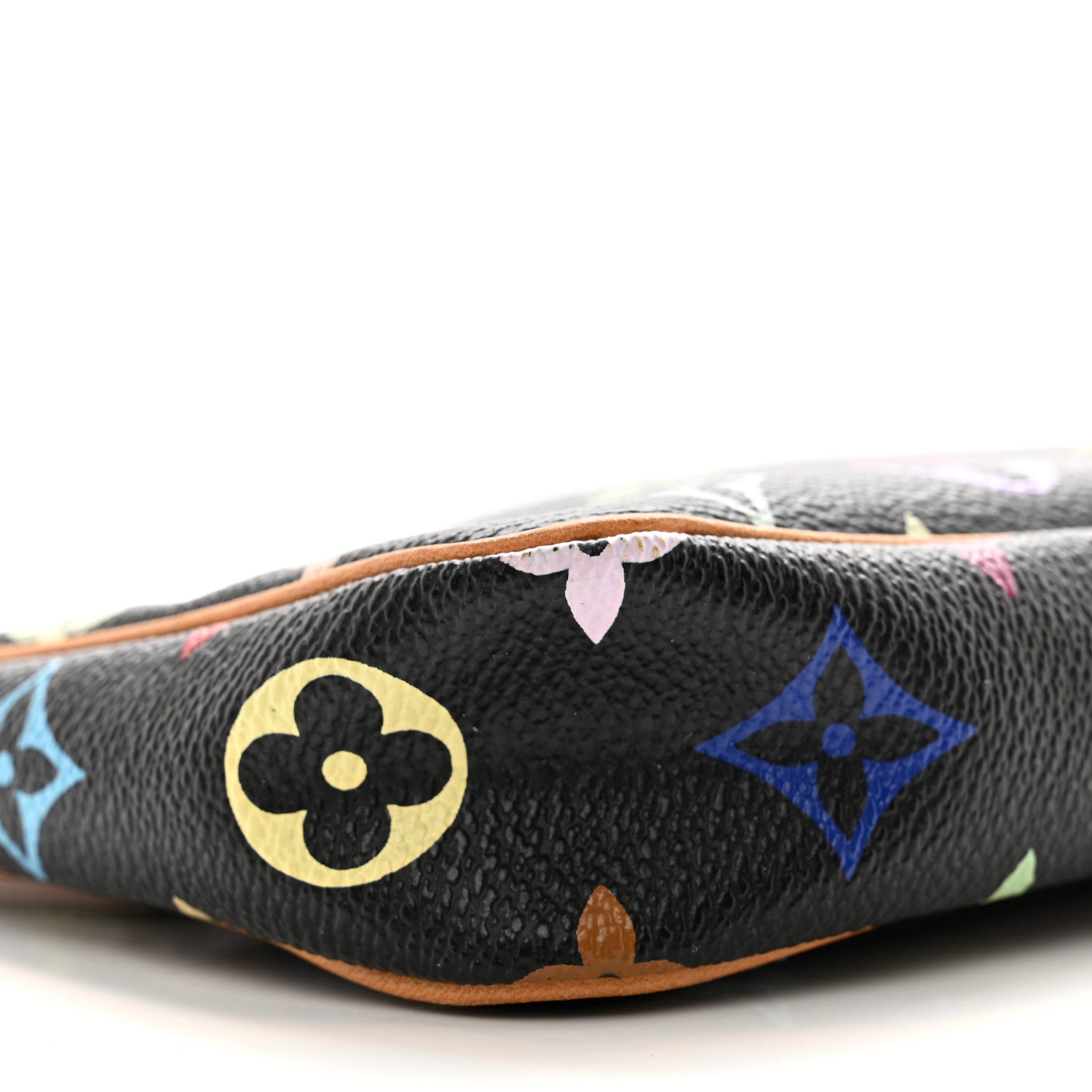 Louis Vuitton Monogram Multicolor Pochette Accessories Black 8 of 9