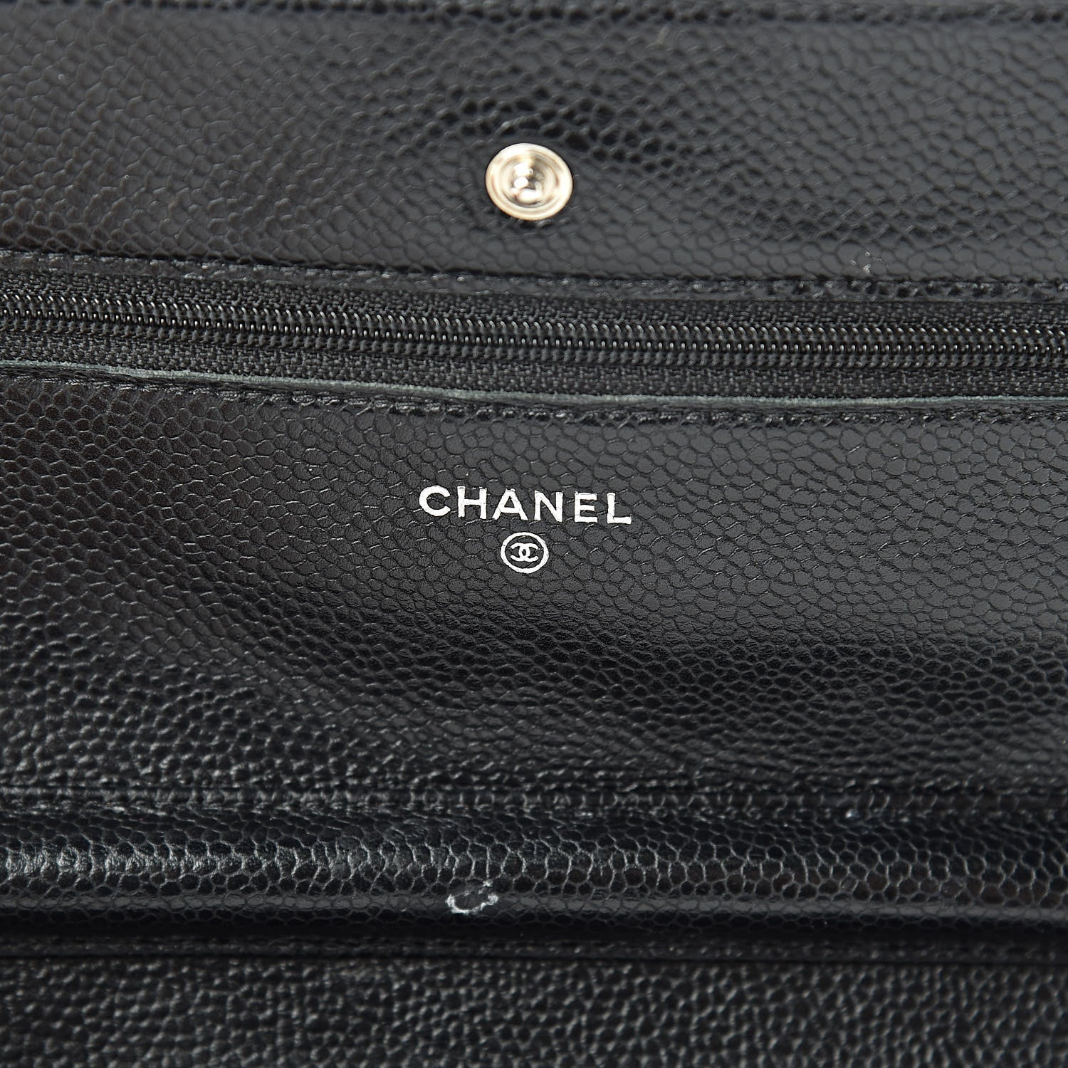 Chanel Caviar Quilted Wallet On Chain WOC Black 6 of 15