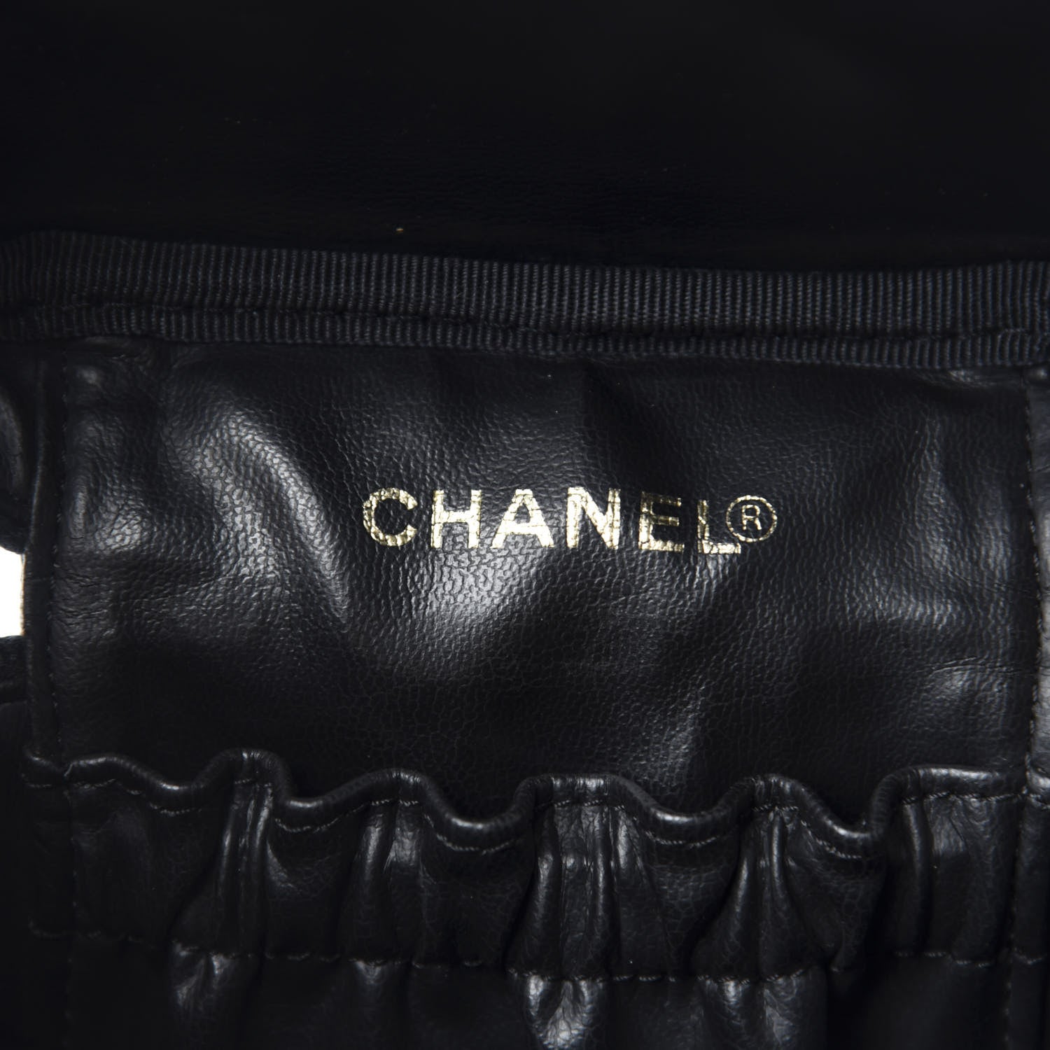 Chanel Caviar Vanity Cosmetic Case Black 6 of 8