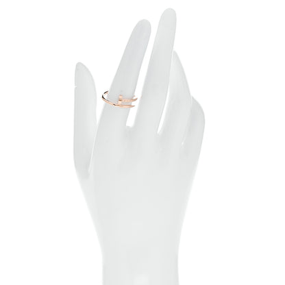 Cartier 18K Pink Gold Small Juste Un Clou Ring 55 7.25 2 of 6