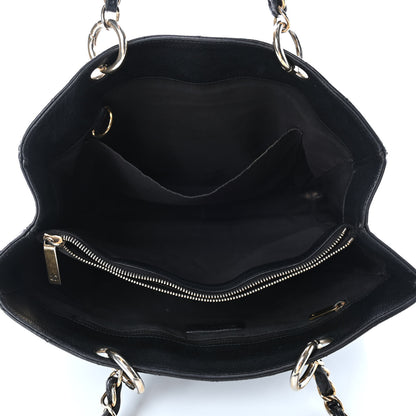 Chanel Caviar Quilted Grand Shopping Tote GST Black 4 of 8