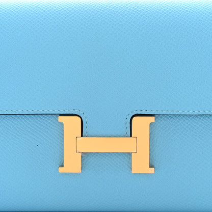 Hermes Epsom Constance Wallet To Go Celeste 8 of 11