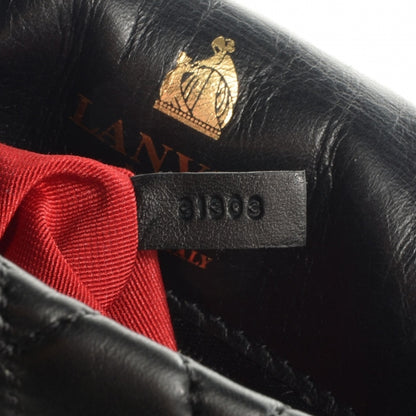 Lanvin Quilted Calfskin Happy Medium Shoulder Bag Black 7 of 8
