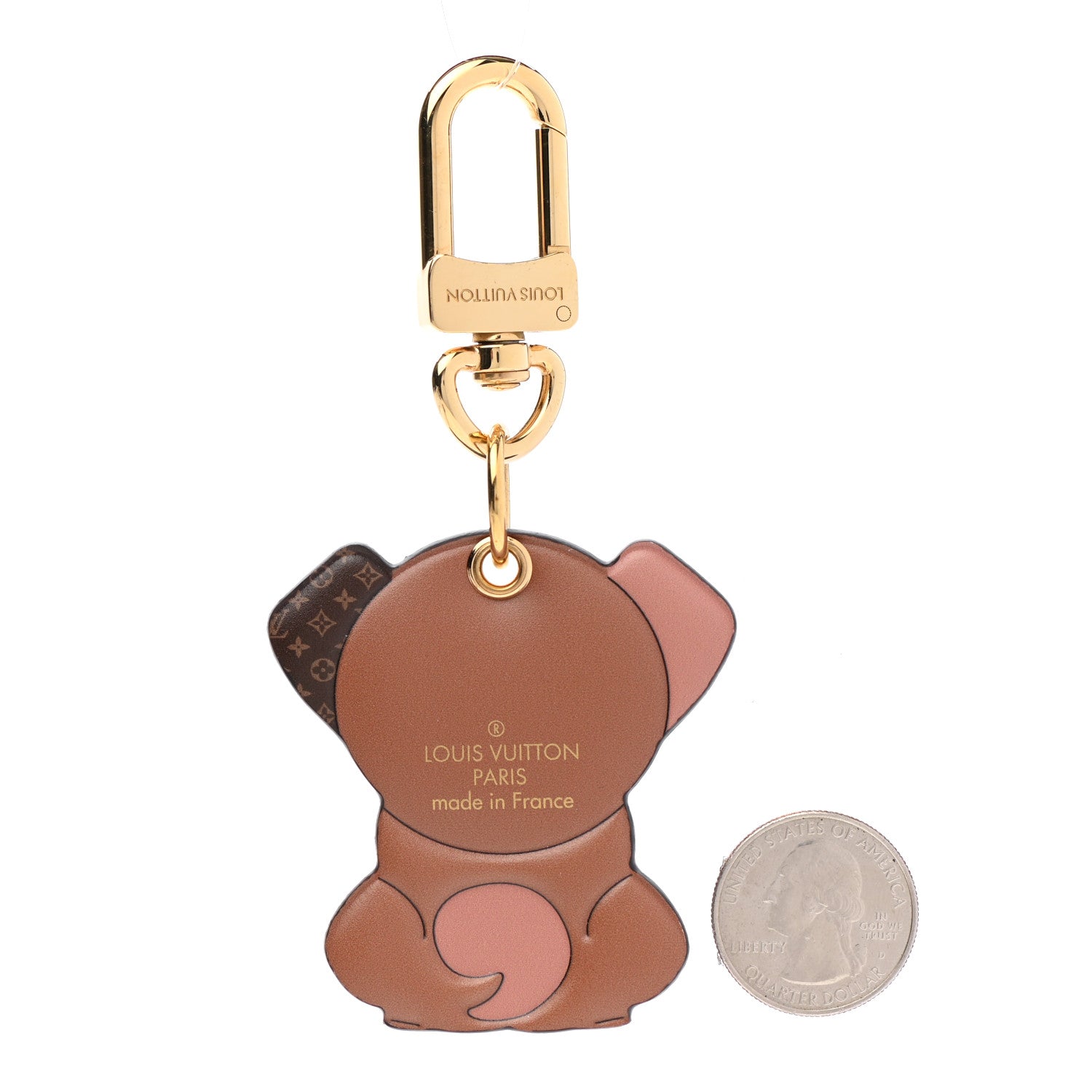 Louis Vuitton Monogram Puppy Bag Charm Key Holder 2 of 4
