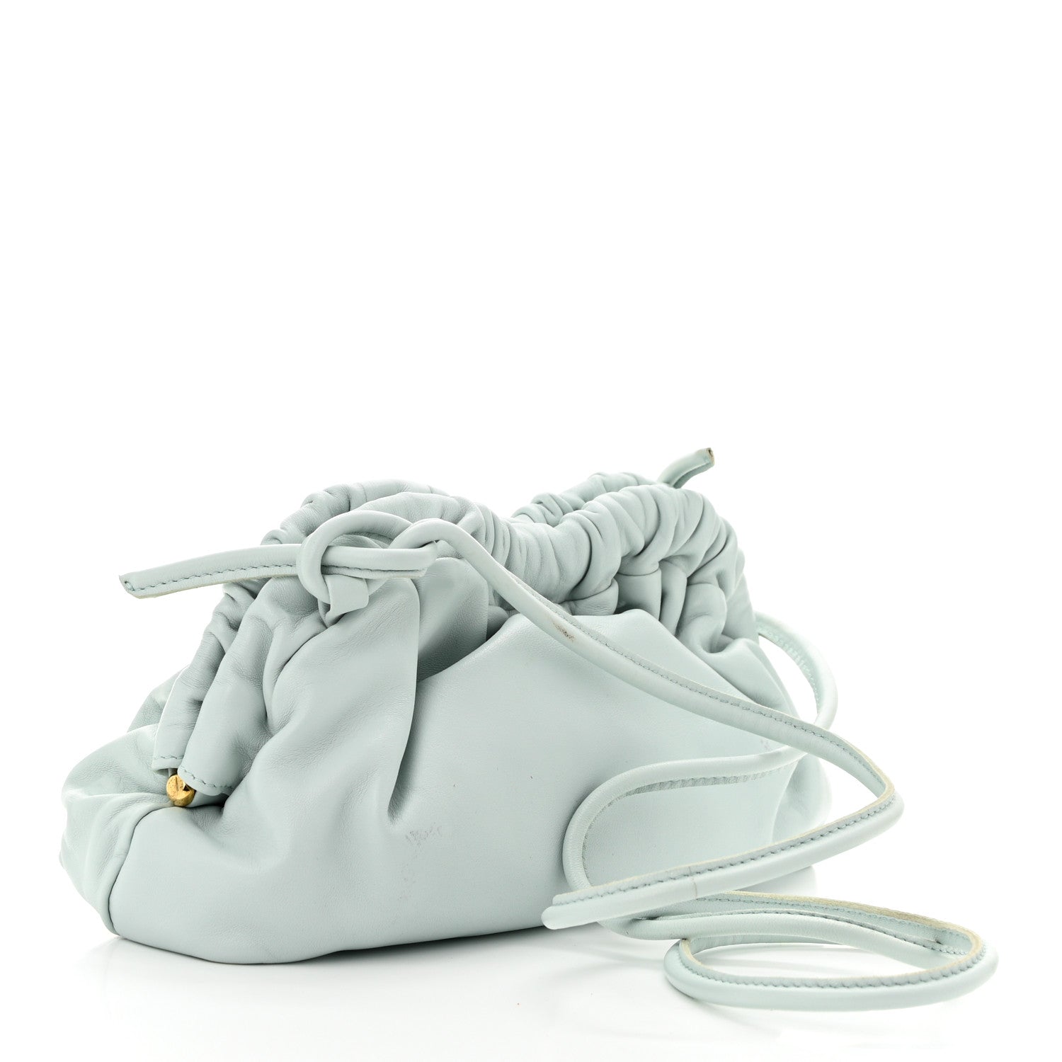 Mansur Gavriel Lambskin Mini Cloud Clutch Seafoam 3 of 11
