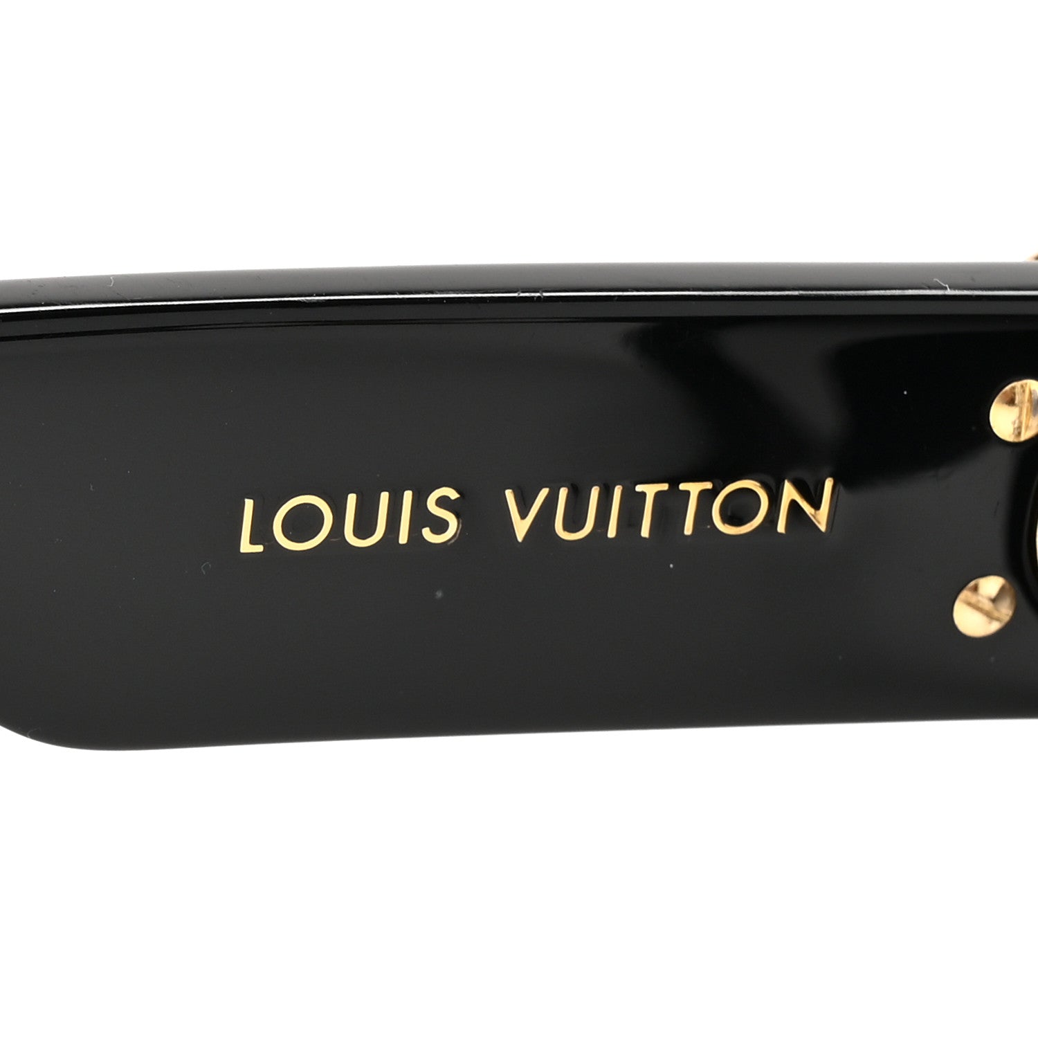 Louis Vuitton Acetate LV Link Square Sunglasses Z1568W Black 5 of 8