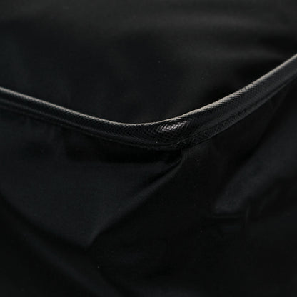 Prada Tessuto Nylon Saffiano Logo Messenger Bag Black 9 of 11