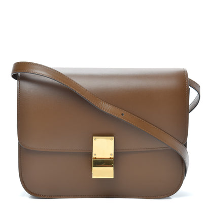 Celine Box Calfskin Medium Classic Box Flap Bag Camel 1 of 8