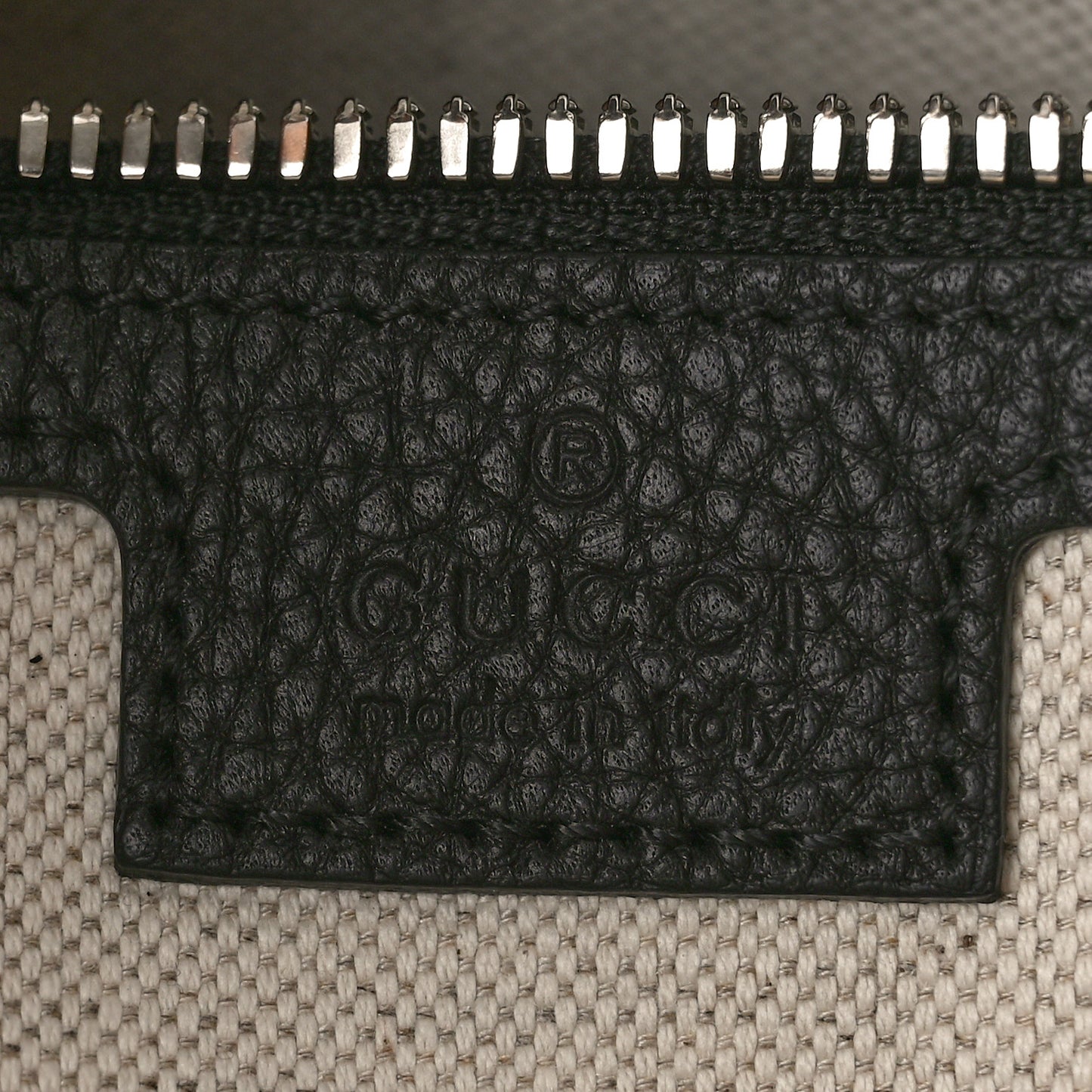 Piuma Calfskin Jumbo GG Embossed Medium Wristlet Messenger Bag Black