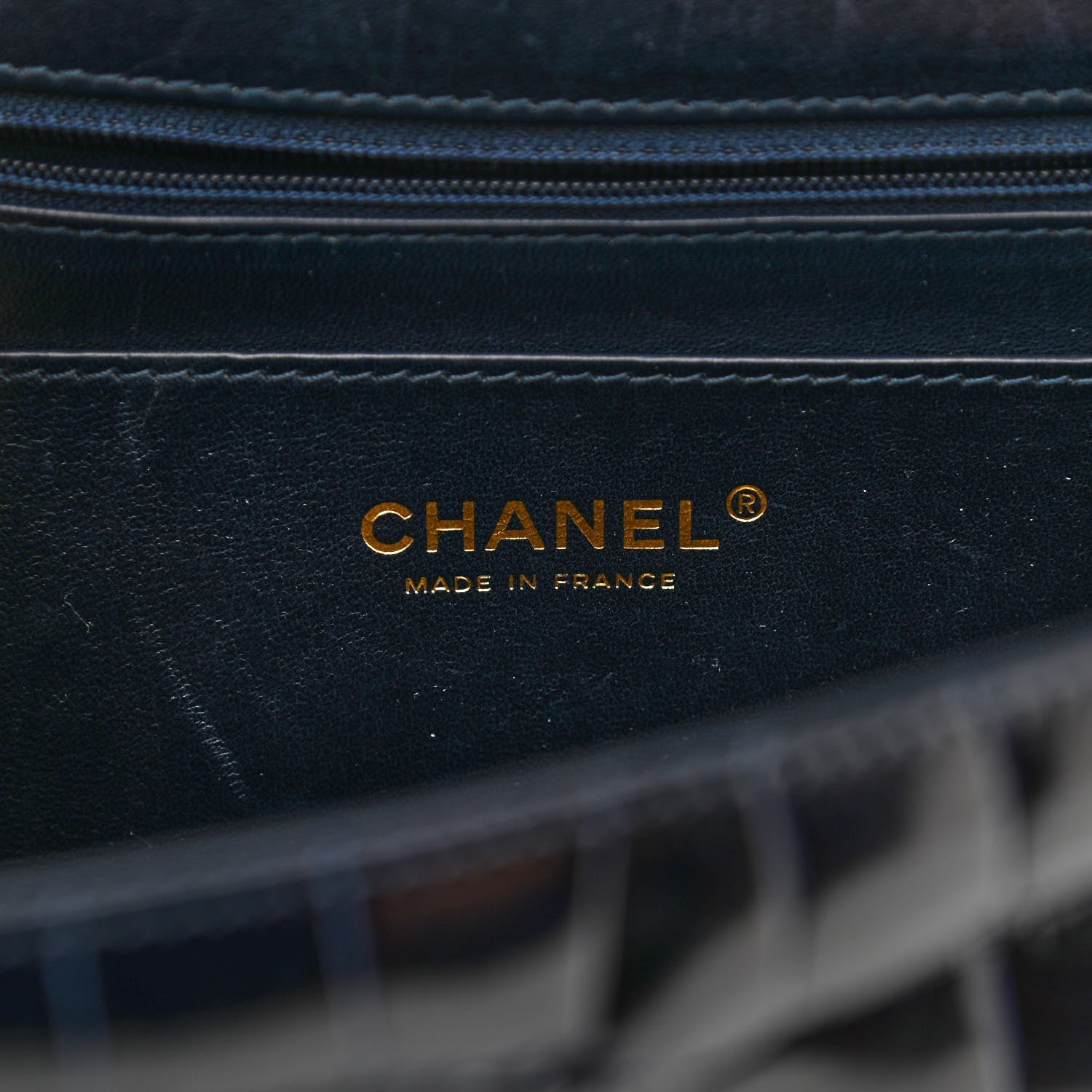 Chanel Alligator Jumbo Single Flap Dark Blue 6 of 10