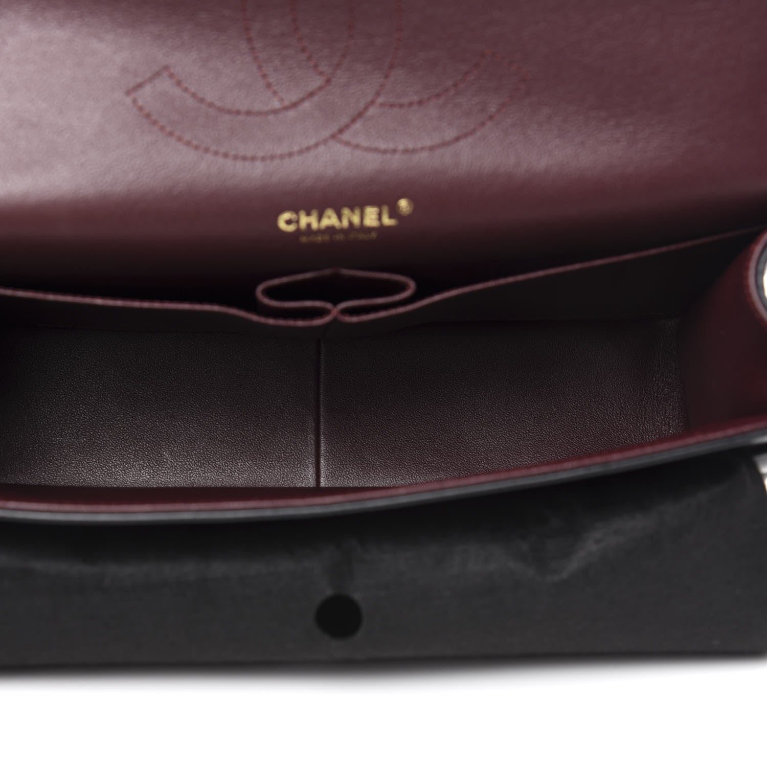 Chanel Lambskin Quilted Jumbo Double Flap Black 5 of 9
