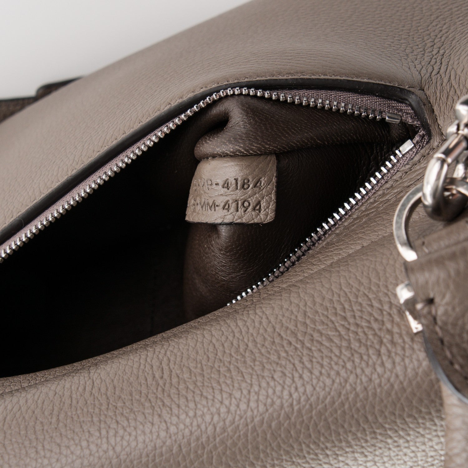 Celine Drummed Calfskin Suede Small Trapeze Dune 8 of 8