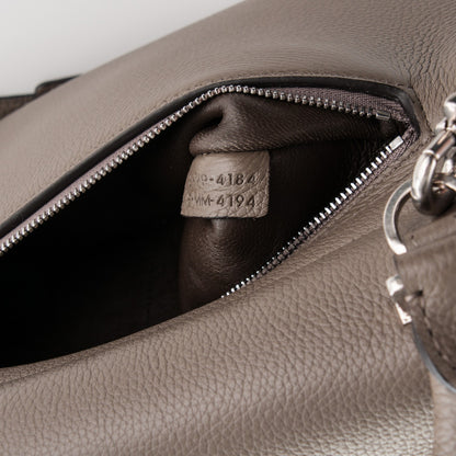 Celine Drummed Calfskin Suede Small Trapeze Dune 8 of 8