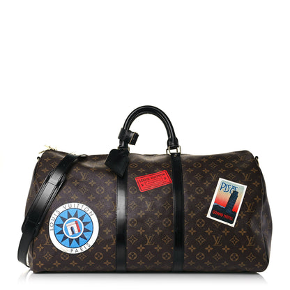 Louis Vuitton Monogram World Tour Keepall Bandouliere 55 1 of 18