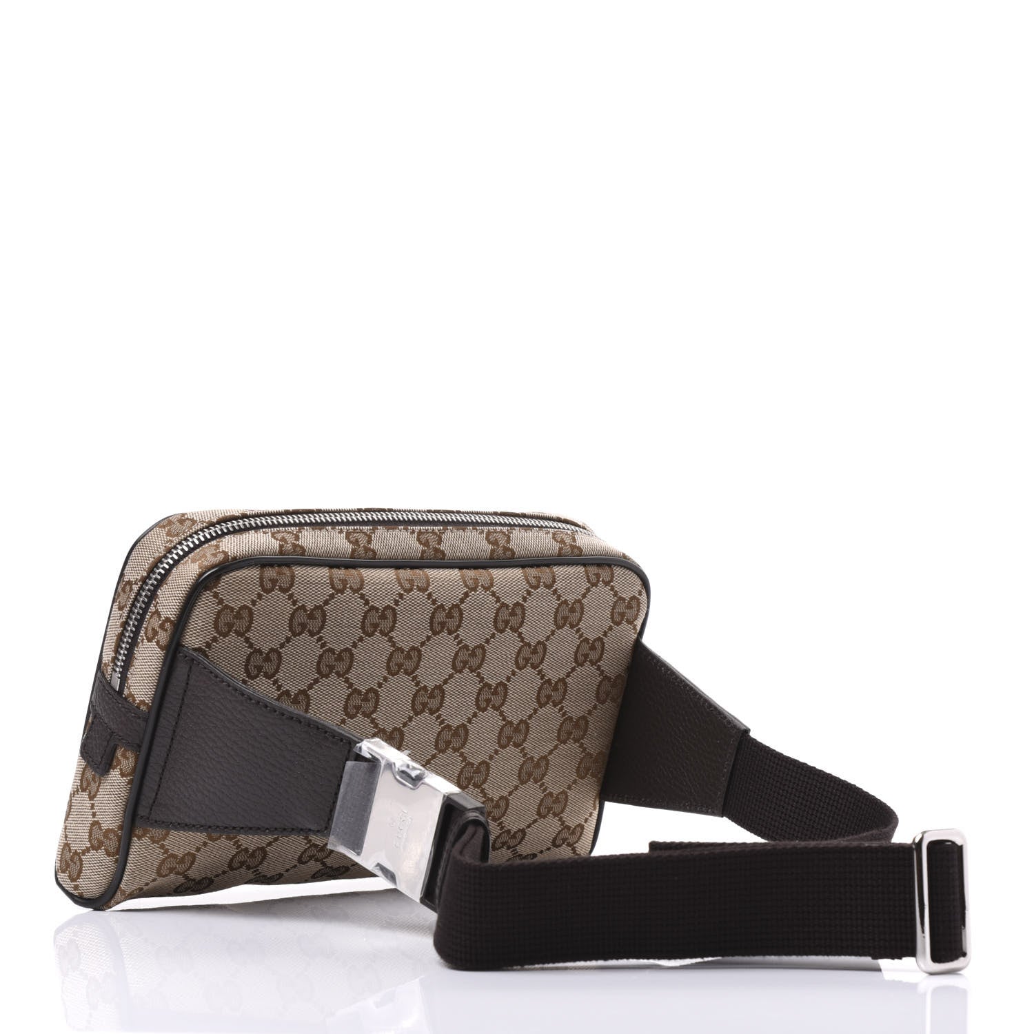 Gucci Monogram Belt Bag Dark Brown 2 of 8