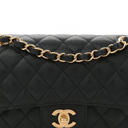 Chanel Caviar Quilted Small Double Flap Black 8 of 11