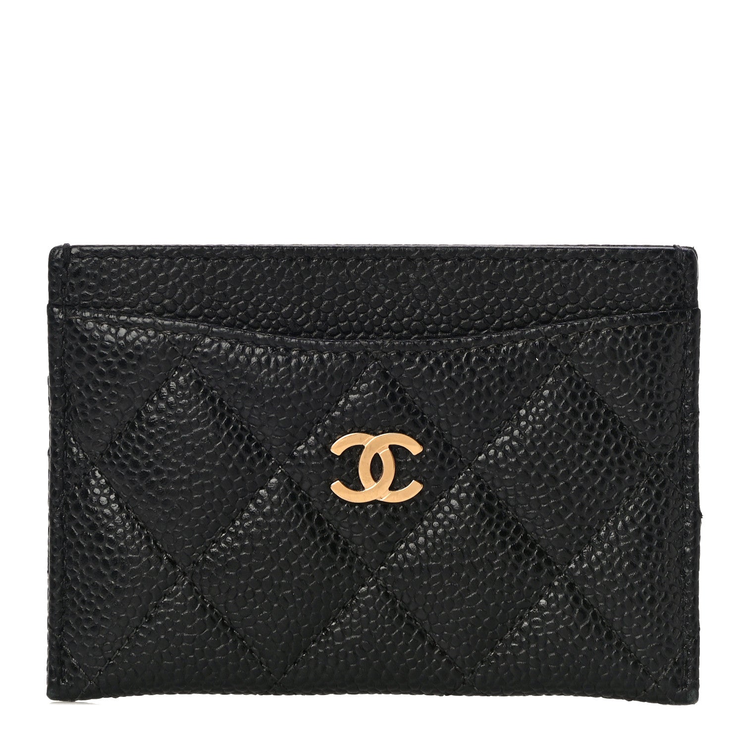 Chanel Caviar Quilted Card Holder Black 1 of 11