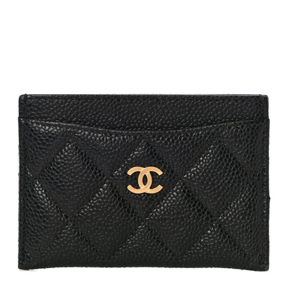 Chanel Caviar Quilted Card Holder Black 1 of 11