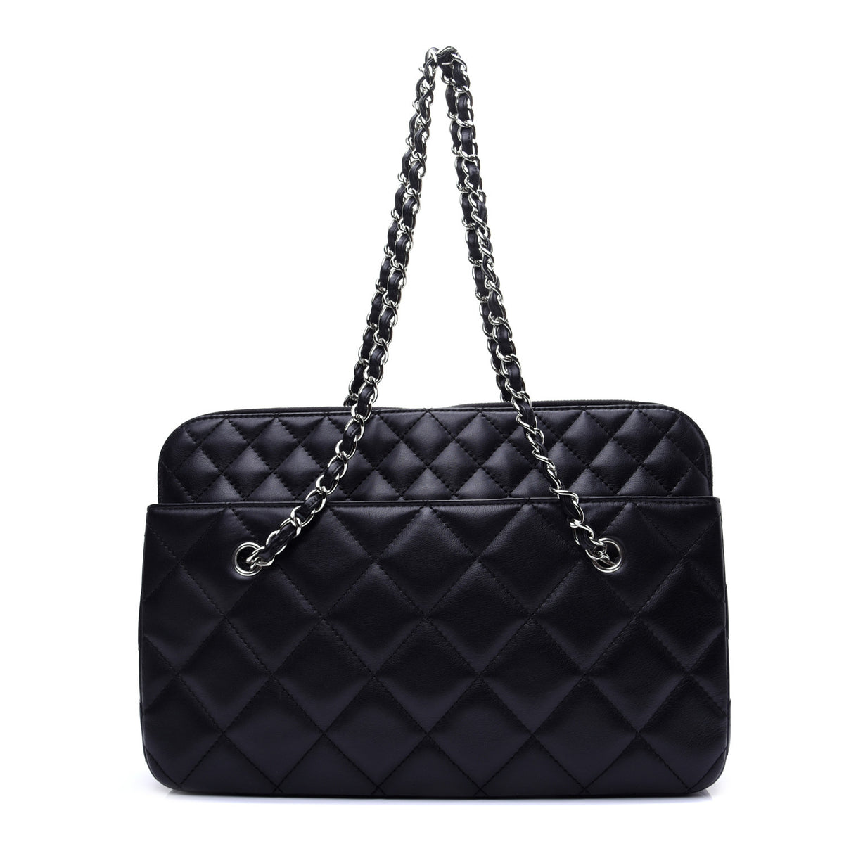 Chanel Calfskin Quilted In The Business Tote Black 1 of 12