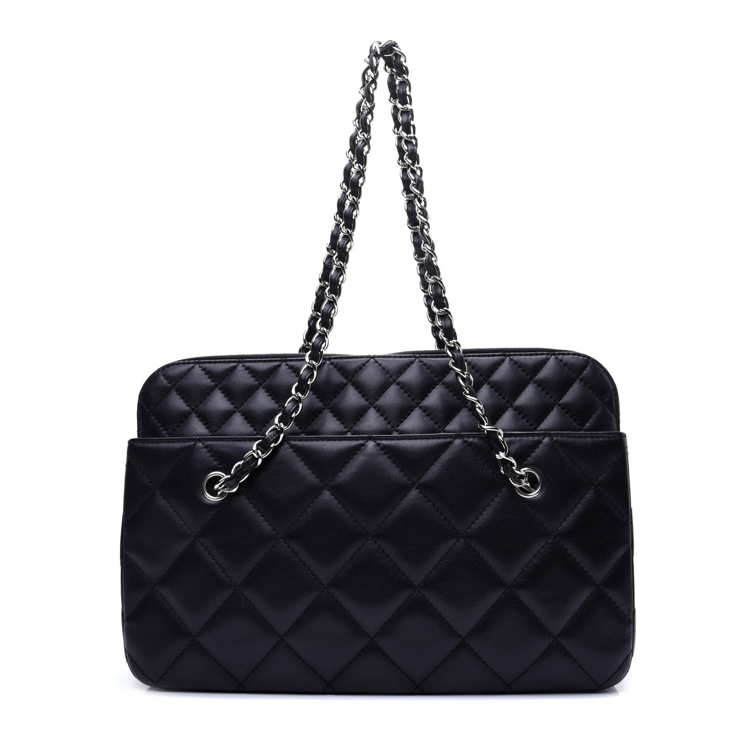 Chanel Calfskin Quilted In The Business Tote Black 1 of 12