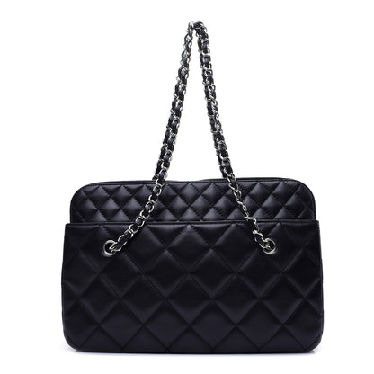 Chanel Calfskin Quilted In The Business Tote Black 1 of 12