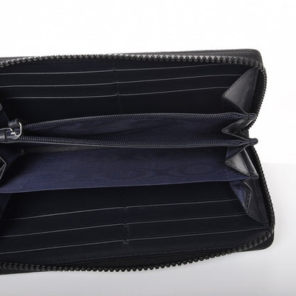 Gucci GG Supreme Monogram Blooms Zip Around Wallet Blue 5 of 6