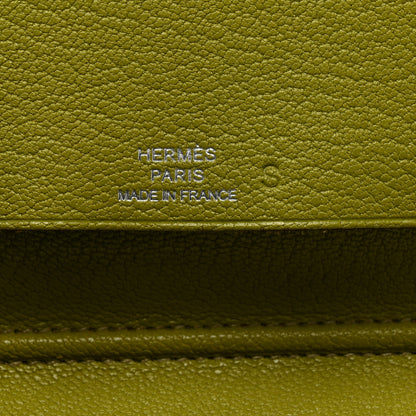 Hermes Chevre Mysore Verso Vision II Agenda Cover Ebene Vert Anis 6 of 8