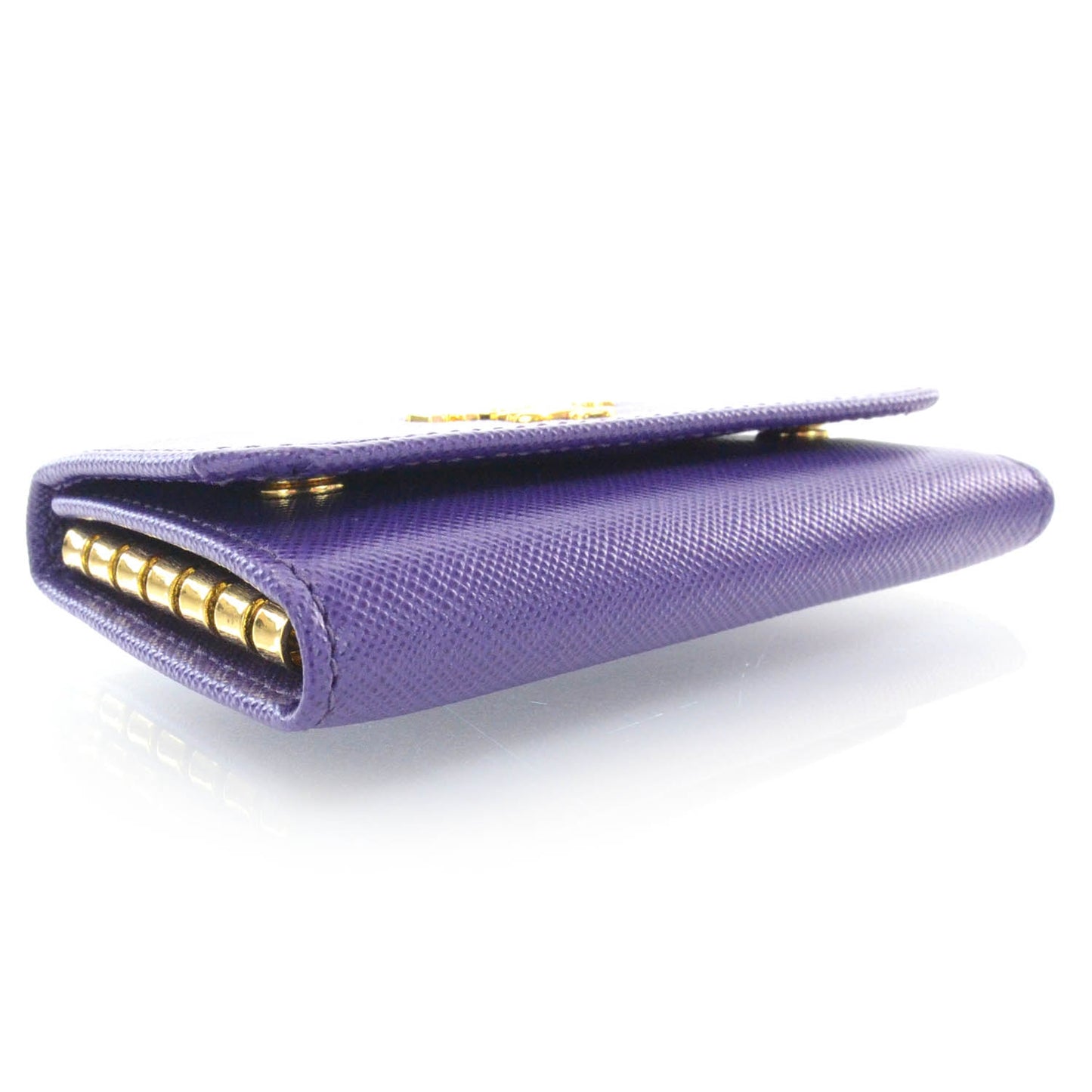 Saffiano Metal 6 Key Holder Viola