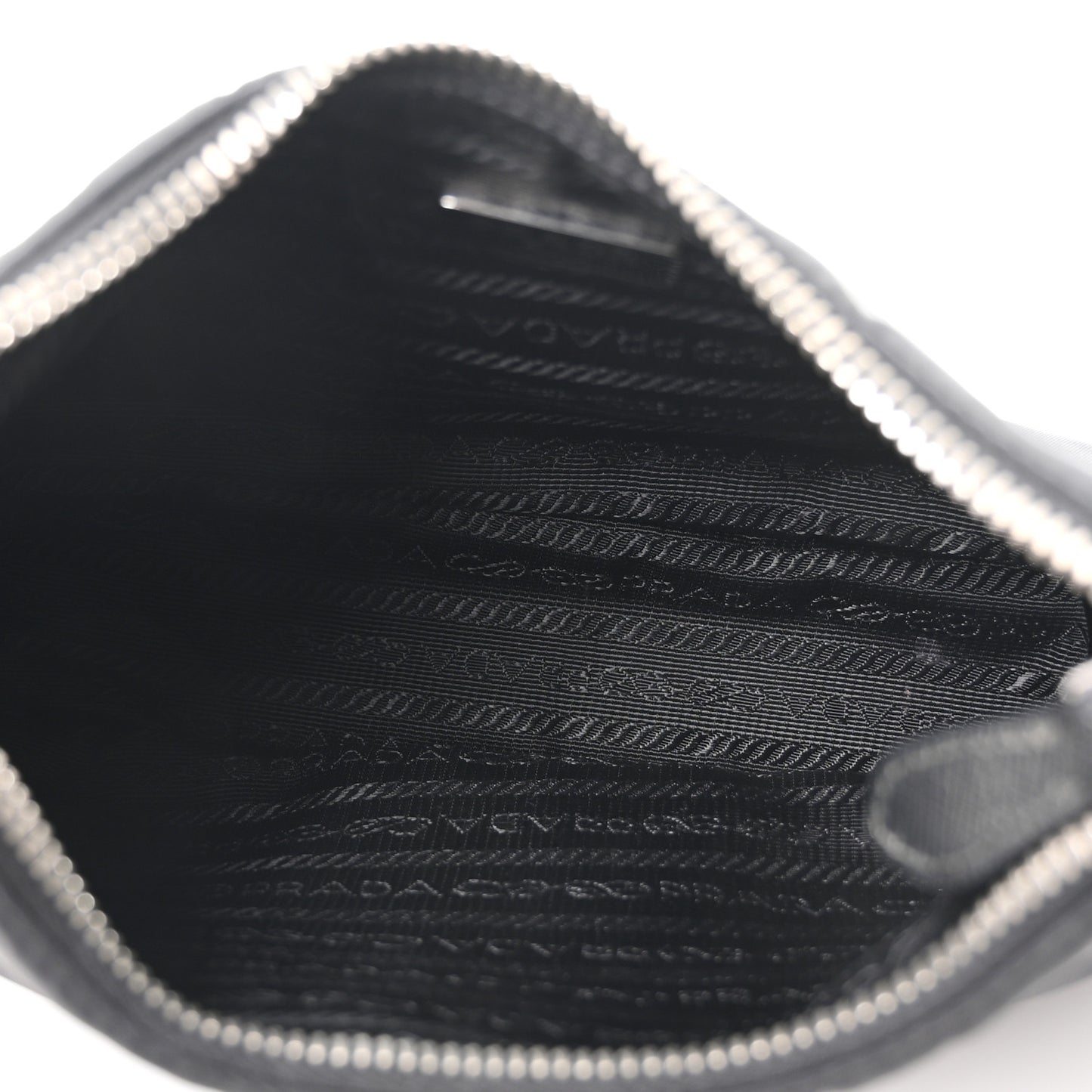 Re-Nylon Saffiano Mini Re-Edition 2005 Bag Black