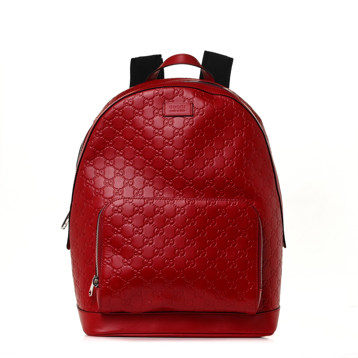 Gucci Guccissima Signature Day Backpack Hibiscus Red 1 of 9