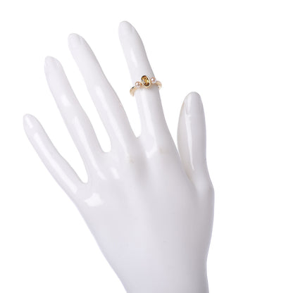 Mikimoto 18K Yellow Gold Yellow Beryl Akoya Pearl Ring 47 4 2 of 5