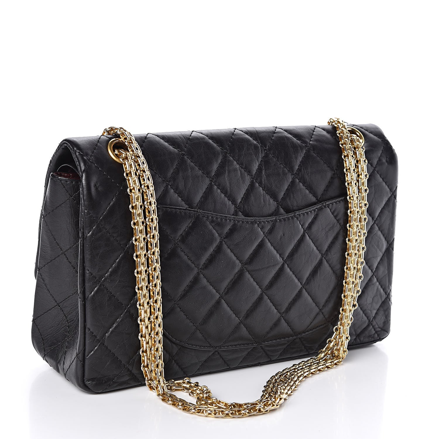 Chanel Aged Calfskin Quilted 2.55 Reissue 226 Flap Black 3 of 13