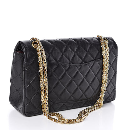 Chanel Aged Calfskin Quilted 2.55 Reissue 226 Flap Black 3 of 13