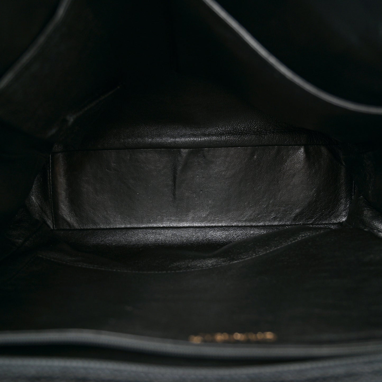 Caviar Quilted Single Flap Black