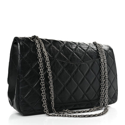 Chanel Aged Calfskin Quilted 2.55 Reissue 227 Flap Black 3 of 9