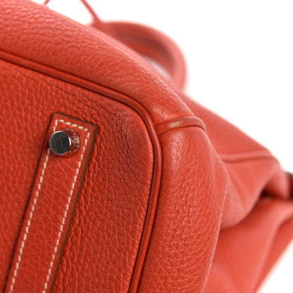 Hermes Togo Birkin 35 Sanguine 34 of 36