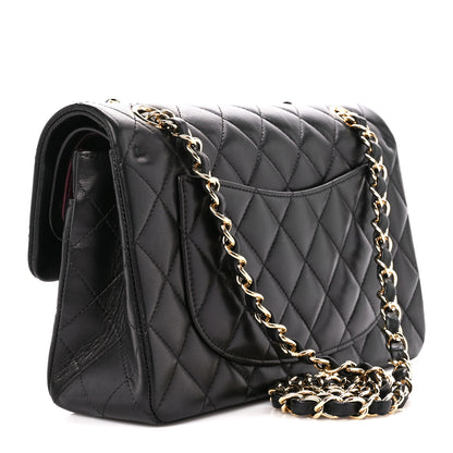 Chanel Lambskin Quilted Small Double Flap Black 3 of 12